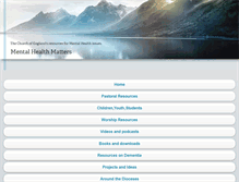 Tablet Screenshot of mentalhealthmatters-cofe.org